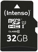 Intenso Micro SDHC Card PREMIUM 32GB 3423480 with adapter