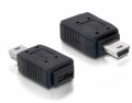 DeLock USB 2.0 Adapter USB-MiniB Stecker - USB-MicroB Buchse