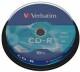 VERBATIM  CD-R    Spindle    80MIN/700MB - 43437     52x                     10 Pcs