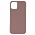 Mike Galeli iPhone 12 mini Hard-Cover aus Echtleder, rosa