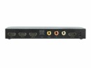 DeLock Umschalter 3 Port HDMI, inkl. Audio Extraktor HDMI