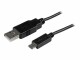 StarTech.com - 0.5m Mobile Charge Sync USB to Slim Micro USB Cable M/M