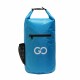 Dry Bag Tasche mit Reissverschluss blau 20L