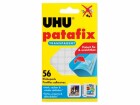 UHU Klebepad Patafix Transparent, 56 Stück, Geeignete