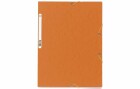 Exacompta Gummibandmappe A4 Orange, 250 Blatt, Typ: Gummibandmappe