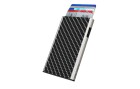 TRU VIRTU Card Case Click & Slide, carbon fibre black / silver
