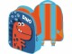 Arditex Rucksack Zaska Dino, Detailfarbe: Blau, Rot