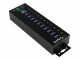 StarTech.com - 10 Port Industrial USB 3.0 Hub - ESD and Surge Protection