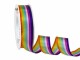 Pattberg Geschenkband Regenbogen 2.5 cm x 20 m, Mehrfarbig