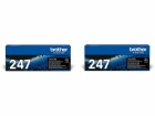 Brother TN247BK TWIN - 2-pack - High Yield
