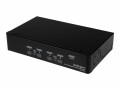 STARTECH .com 4 Port DisplayPort USB KVM Switch mit Audio
