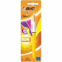 BIC       BIC Kugelschreiber Clip 1mm 949898 4 Colours Sun, Kein