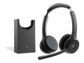 Cisco HEADSET 722 WIRELESS DUAL+STAND CARBON BLACK USBA BUNDLE