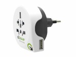 Q2Power Country-Reiseadapter World-IT, Anzahl Pole: 2, USB