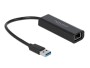DeLock Netzwerk-Adapter USB-A - RJ45, 2,5Gbps Schwarz