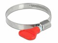 DeLock Schlauchschellen-Set Edelstahl 400 SS 40-60 mm, Rot 5