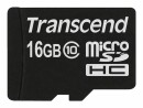 Transcend SDHC CARD MICRO 16GB CLASS 10 W/O ADAPTER 