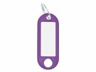 WEDO Schlüsselanhänger 18 mm mit Ring, Violett, 100 Stück