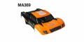 Amewi Karosserie MA369 AM10SC orange, Ersatzteiltyp: Karosserie