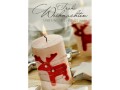 ABC Weihnachtskarte Frohe Weihnachten und Neujahr
