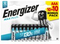 Energizer Max Plus Mignon AAA 10+10 Pack