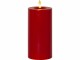 Star Trading LED-Kerze Pillar Flamme Flow, 17.5 cm, Rot, Betriebsart