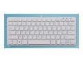 R-Go Tools R-Go Compact Clavier, AZERTY (BE), blanc, filaire - Clavier