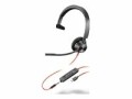 Poly Headset Blackwire 3315 MS USB-A/C, Klinke, Schwarz