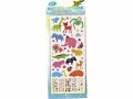 Folia Motivsticker Fantasia Glitzer, 5 Blatt, Motiv: Giraffe