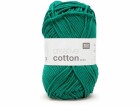 Rico Design Wolle Creative Cotton Aran 50 g, Smaragd, Packungsgrösse