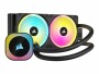 Corsair Wasserkühlung iCUE LINK H100i RGB Schwarz