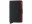 SECRID Portemonnaie Miniwallet Matte Black/Red, Münzfach: Nein, RFID-Schutz: Ja, Farbe: Rot, Schwarz Matt, Material: Leder, Aluminium, Verschluss: Druckknöpfe, Slider