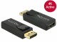 Bild 2 DeLock Adapter Displayport - HDMI aktiv, 4K, schwarz, Kabeltyp