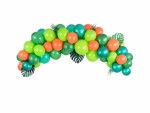 Partydeco Luftballons Girlande Dino 2 m, 60 Ballons