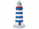 HobbyFun Mini-Figur Leuchtturm 7.5 cm, Detailfarbe: Blau, Weiss
