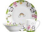 Leonardo Kindergeschirrset Bambini Flamingo/Panda/Einhorn, 3-teilig