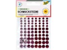 Folia Schmucksteine Sparkling Red selbstklebend 80 Stück