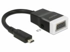 DeLock 15cm Micro-HDMI Adapterkabel, schwarz