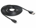 DeLock Delock Easy-USB2.0-Kabel A-MicroB: 5m, USB-A