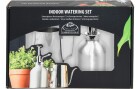 Esschert Design Indoor-Bewässerungsset 2 Stück, Silber, Volumen: 0.865 l