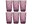 Bild 2 Bormioli Rocco Longdrinkglas Diamond 470 ml, 6 Stück, Violett, Material