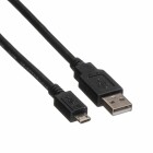 Roline USB 2.0 Verbindungskabel - Typ A-B-Micro - 3 m - Schwarz