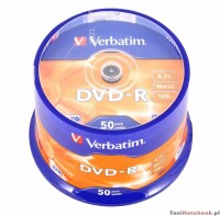 Verbatim DVD-R Spindle 4.7GB 43548 1-16x 50 Pcs, Kein