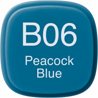 COPIC Marker Classic 2007537 B06 - Peacock Blue, Kein