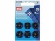 Prym Druckknöpfe Ø 15 mm, Schwarz, 6 Stück