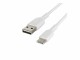 BELKIN USB-C/USB-A CABLE PVC 2M WHITE  NMS