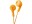 JVC In-Ear-Kopfhörer HA-F160 ? Orange, Detailfarbe: Orange