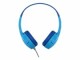 BELKIN SOUNDFORM MINI WIRED ON-EAR HEADPHONES FOR KIDS BLUE
