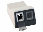 e-intec Data-Box 2-Port RJ45 R&M, Detailfarbe: Weiss, Schwarz