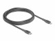 DeLock USB-Kabel USB C - Lightning 2 m, Grau